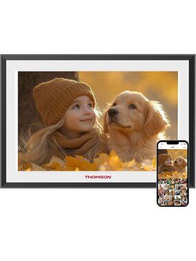 10.1" WiFi Digital Photo Frame, HD Touch Screen, 32GB, Auto-Rotate, Instant